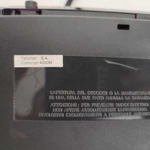 ComCrypt 4000m Filmnet receiver used, collectible without remote