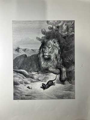 Gustave Doré engraving used, 29x36 cm