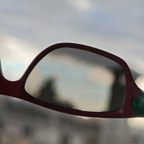 Mati Mati children's sunglasses used, pink and turquoise