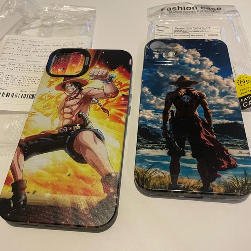 iPhone 14 Plus cases new with Ace from One Piece, set of 2