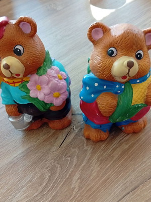 Decorative bears new, set of 2 pieces