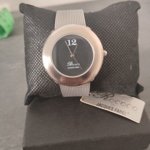 Rococo women's wristwatch, black and grey