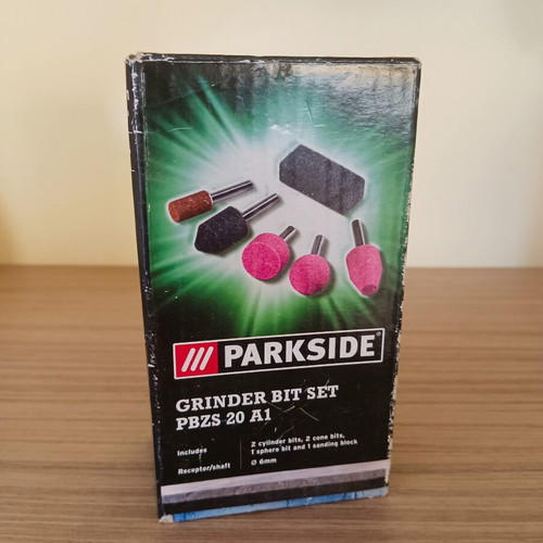 Parkside Grinder Bit Set PBZS 20 A1 like new, missing right red part