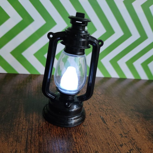 Miniature lantern like new with battery and switch