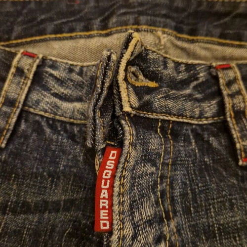 Dsquared2 women's jeans, dark blue denim, made in Italy