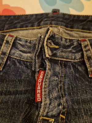 Dsquared2 women's jeans, dark blue denim, made in Italy