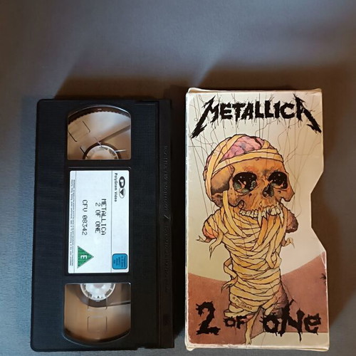 Metallica 2 of One The ONE Videos VHS used, collectible tape 1989