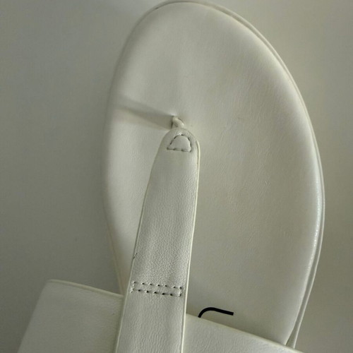Calvin Klein Kimmy Nappa VIP Smooth leather mules, white