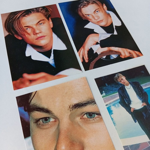 Leonardo Di Caprio cards set of 4, new