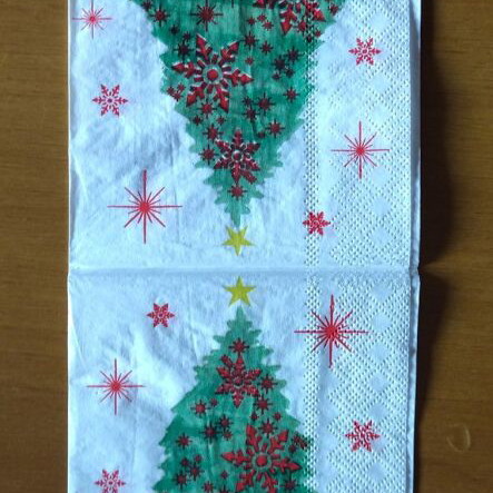 Christmas napkins new, set of 3 pieces 33x33 cm