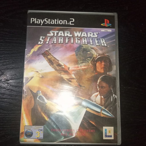 Star Wars Starfighter PlayStation 2 game used, box and manual only