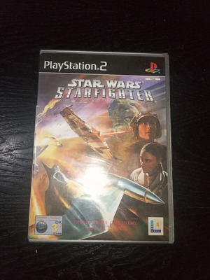 Star Wars Starfighter PlayStation 2 game used, box and manual only