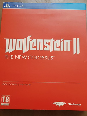 Wolfenstein 2 collectors edition for PS4 like new