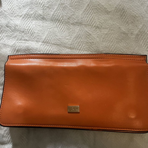 Axcel handmade woman handbag used, beige and brown
