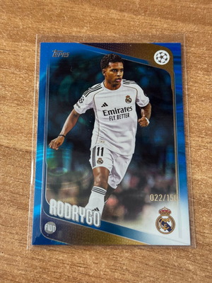 Topps CL Rodrygo Blue Σαν Καινούργιο - Real Madrid