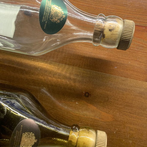 Johnnie Walker συλλεκτικά άδεια μπουκάλια Gold Label 18yo Centenary και Green Label 15yo μεταχειρισμένα