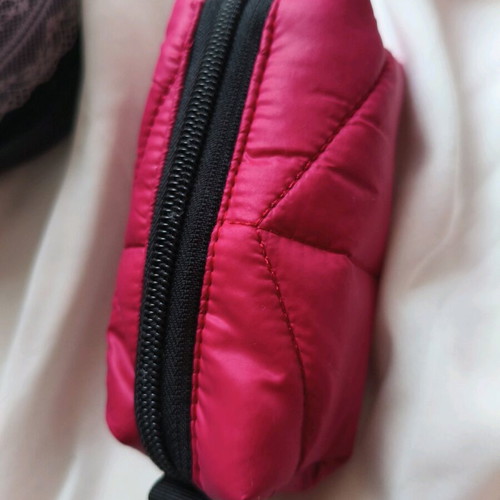 Handmade mini toiletry bag new, lined, small size