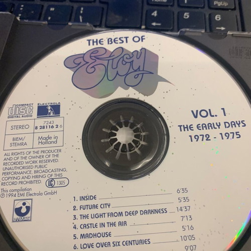 Eloy The Best Of Eloy Vol. 1 The Early Days 1972-1975 CD like new, rock