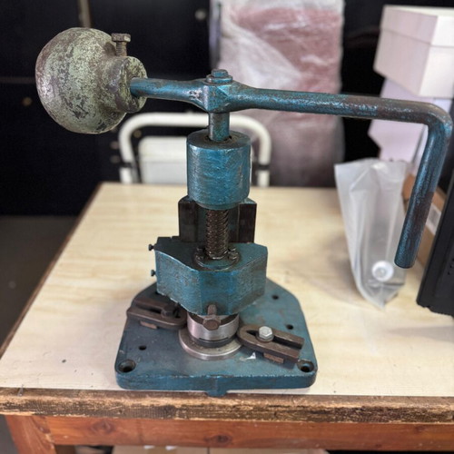 Jewelry press used, small tabletop tool for many tasks