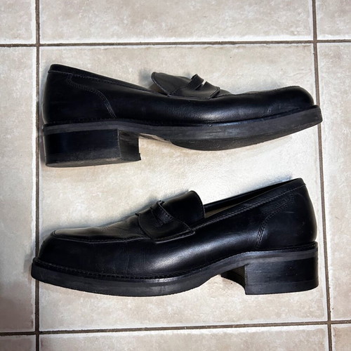 Black scarponi shoes like new, genuine leather, size 44