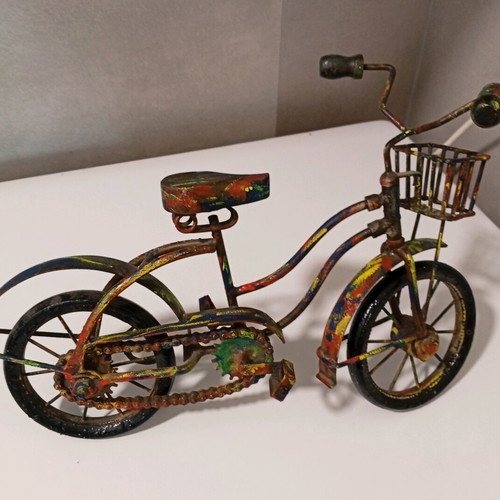 Decorative iron bicycle new with colorful design
