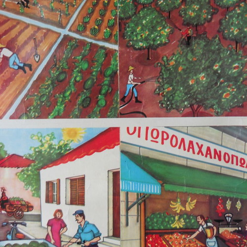 Old school map Gardener - Greengrocer used