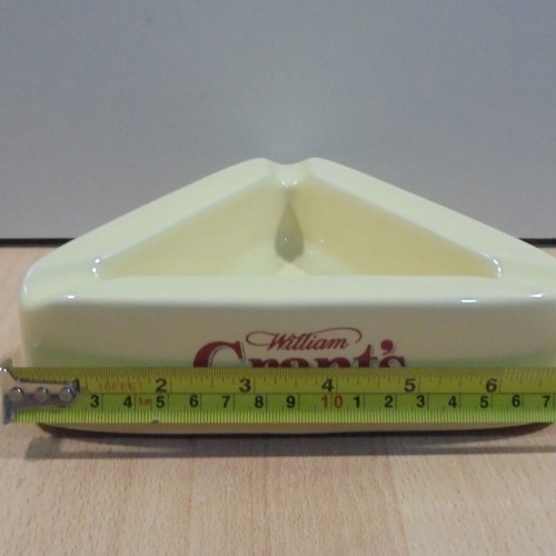 Grant's Scotch Whisky old promotional ceramic ashtray used