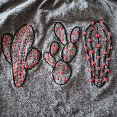Boboli summer blouse with cactus embroidery for 12-year-old girl, like new