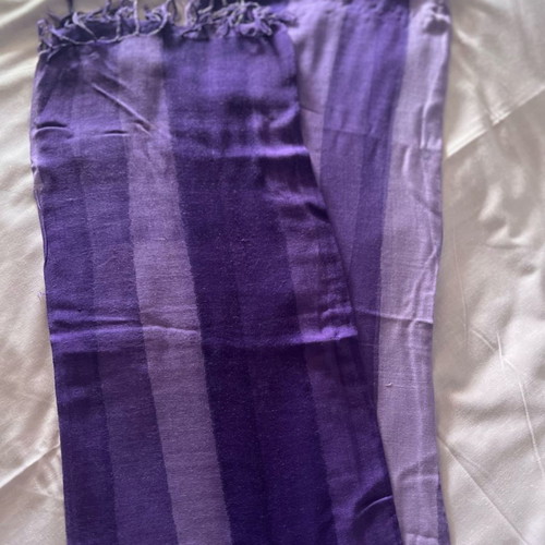 Scarf handkerchief used, purple, size 160x110