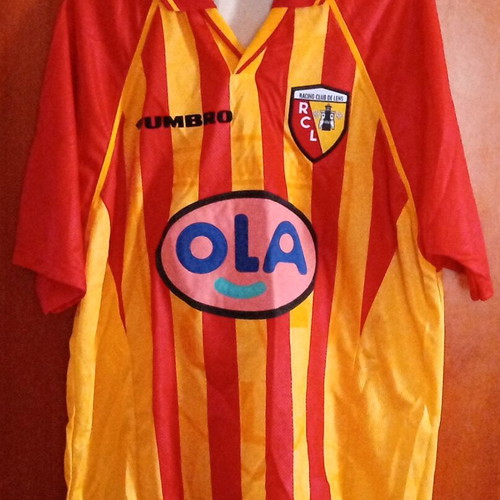 Vintage R.S.C. Lens 1998-99 home jersey XL like new
