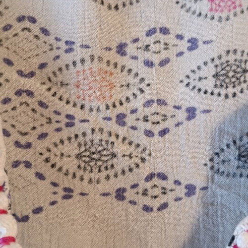 Tunic kaftan with embroidery, light and airy, size EU52