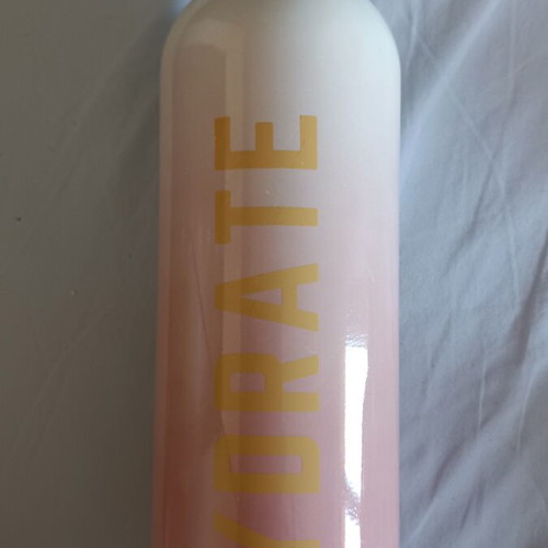 Thermos used, color changing with hot liquid