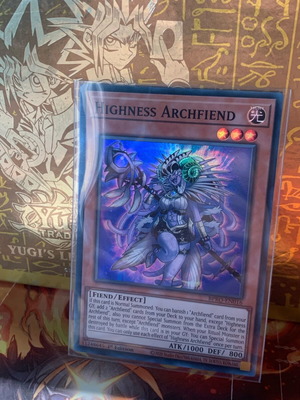 Yugioh Highness Archfiend card new