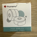 Phomemo T02 portable thermal printer with extra paper roll