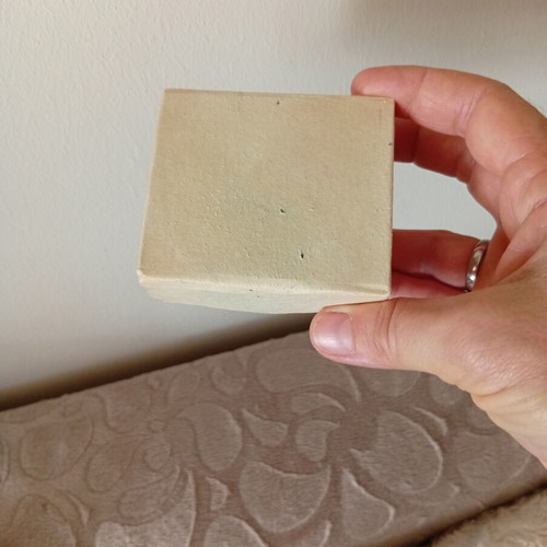 Jewelry box used, paper and hard material