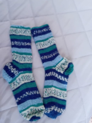 Wool Socks 86% Handmade New