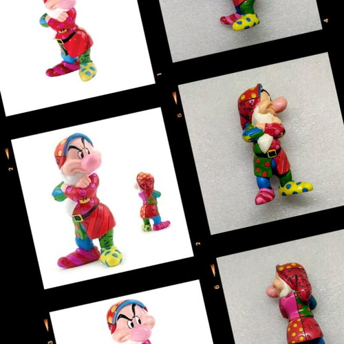 Grumpy figure Disney by Britto 2011 like new