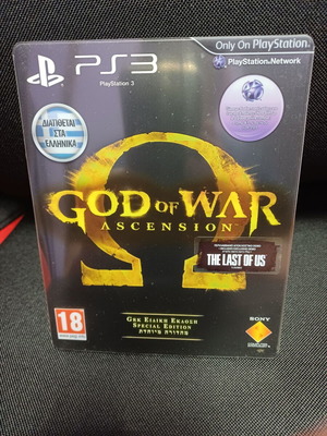 God of War Ascension Special Steelbook Edition PS3 like new, Greek
