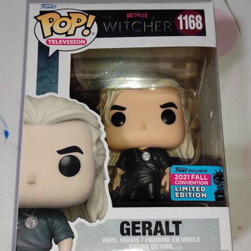 Funko Pop The Witcher #1168 Geralt New, Limited Edition 2021 New York Convention