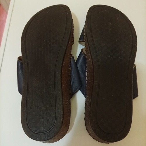 Air Anesis by Voi & Noi platform sandals like new, size 41, blue