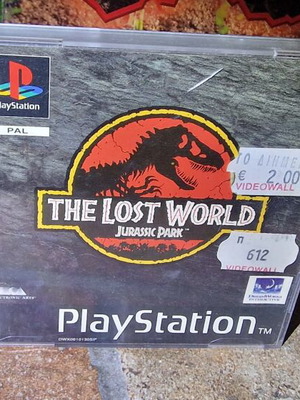Jurassic Park The Lost World PlayStation 1 game used, English complete