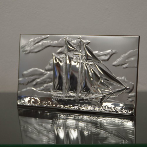 Silver ship frame new