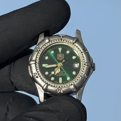 TAG Heuer Professional 200 Quartz watch with green dial
