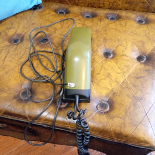 Vintage Ericsson LM Code 300 telephone used, green, wired