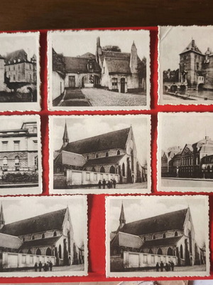 Belgian vintage mini collectible cards like new