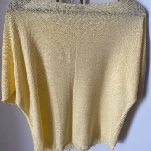 Attrattivo top used, thin knit, one size, yellow
