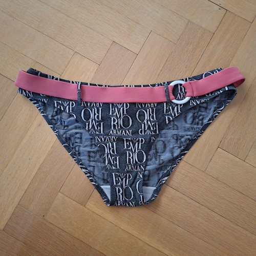 Emporio Armani Vintage Bikini Set like new, all-over logo print, 2008