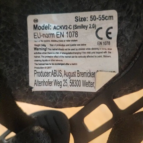 ABUS children's helmet 50-55cm