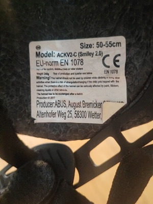 ABUS children's helmet 50-55cm