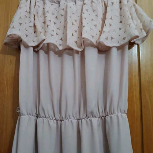 Cafenoìr strapless long dress like new, soft powder pink